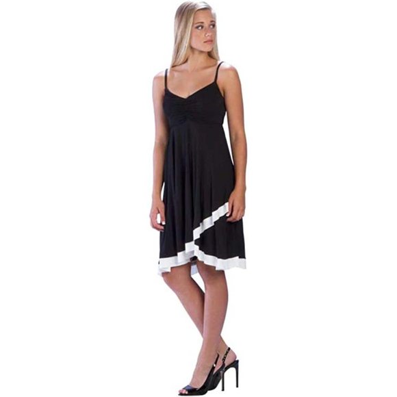 BNWT NEESHA LITTLE BLACK FLUTTER DRESS  SIZE M/L - Picture 3 of 8